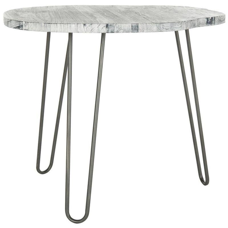 Mindy Dining Table - Grey/White Wash - Safavieh