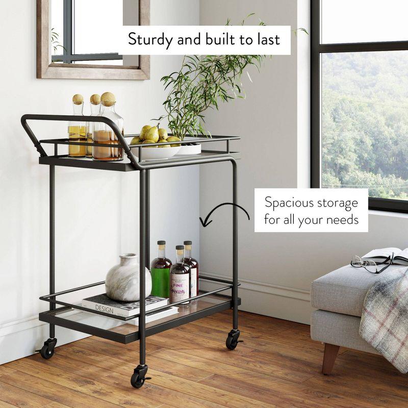 Paulette Metal Bar Cart