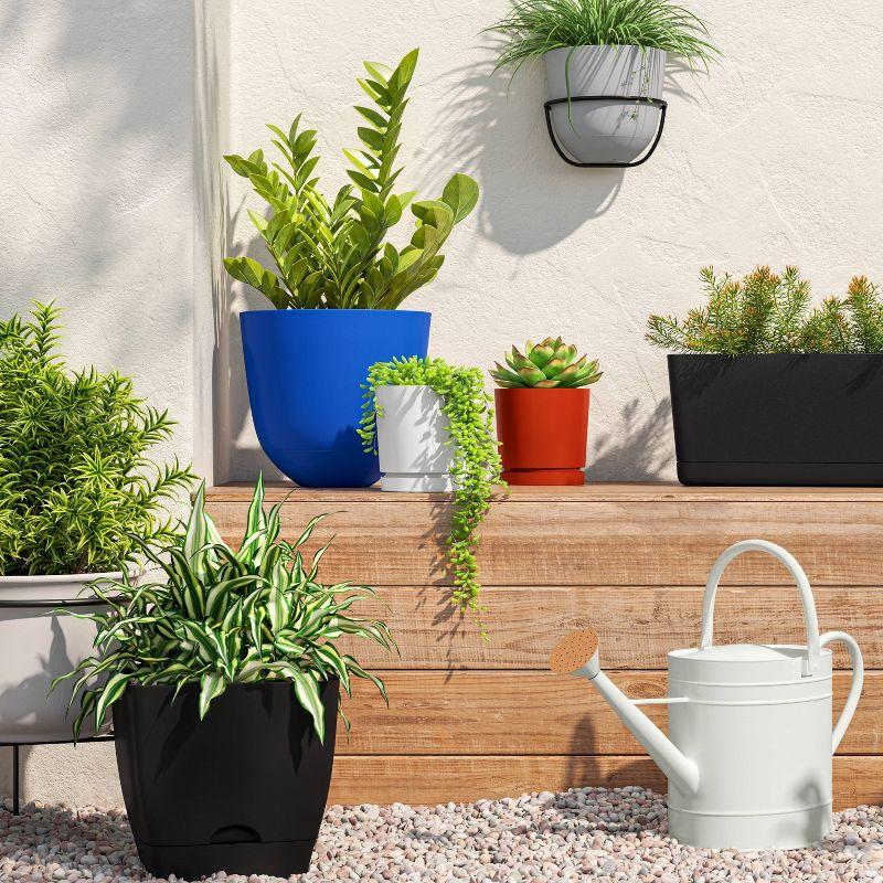 2gal Galvanized Sheet in New Powder Coated Finish Steel Watering Can Ivory - Threshold™