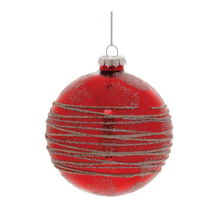 Melrose Glittered Glass Ball Ornament (Set of 6)