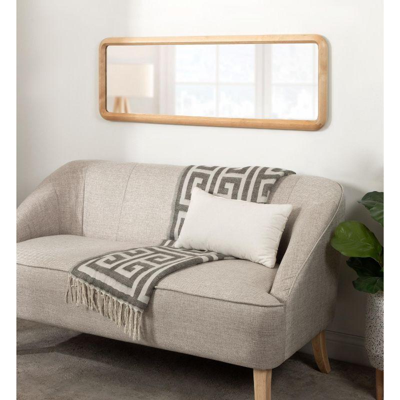 Kate and Laurel Pao Framed Wood Wall Mirror