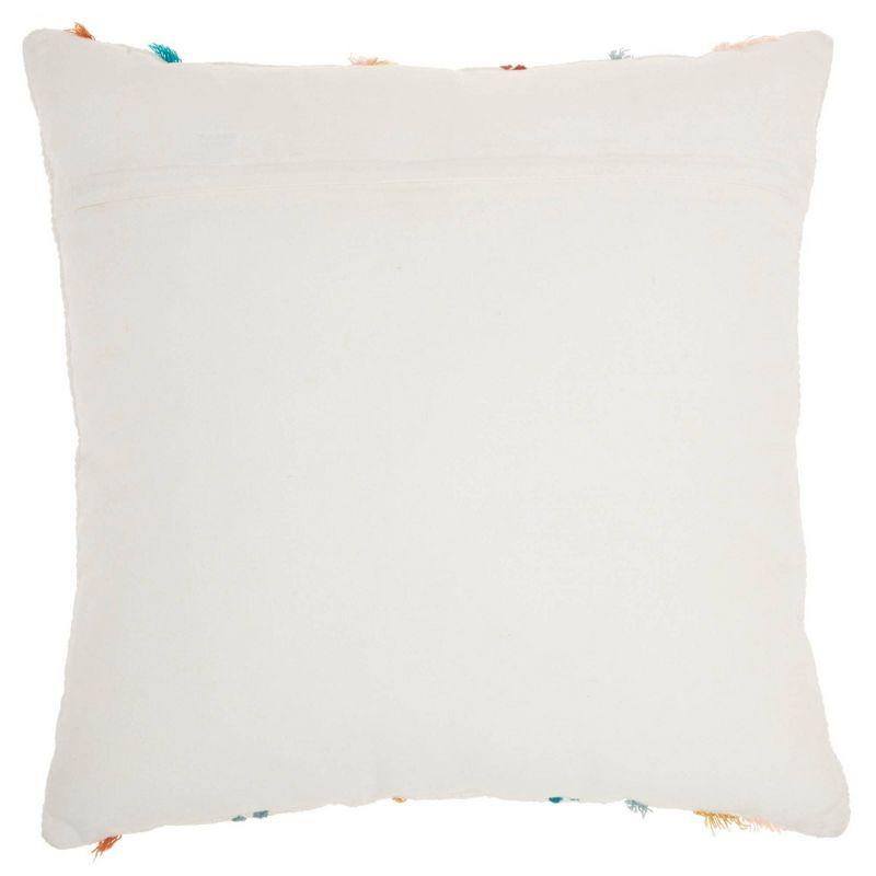 Embroidered Throw Pillow