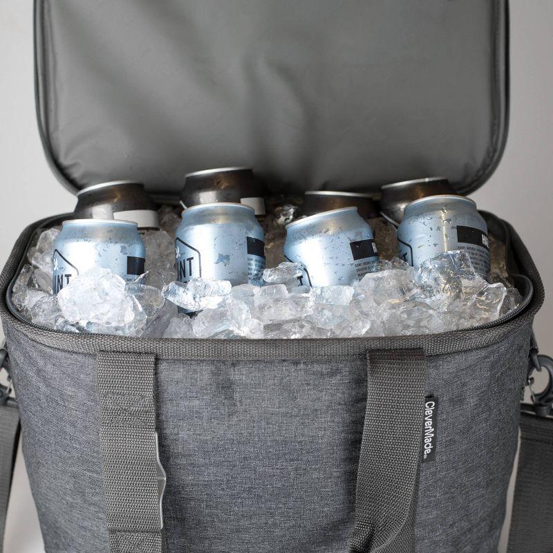 CleverMade Eco Tahoe Soft Sided Collapsible 21qt Cooler