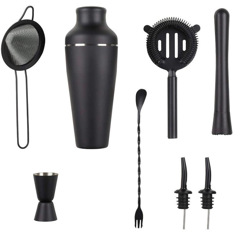 8-Piece Cocktail Shaker Set with Stand