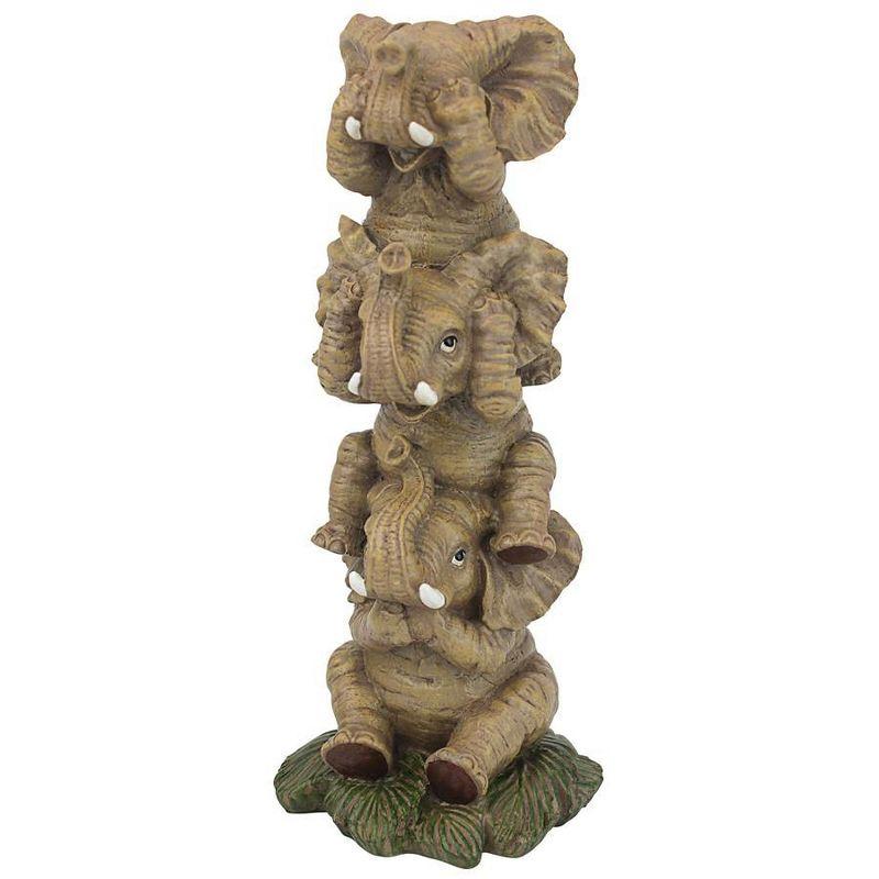 Design Toscano The Hear-No, See-No, Speak-No Evil Elephants: Medium, Set of Two
