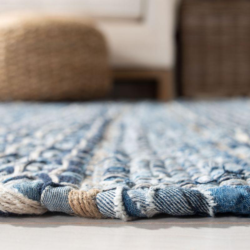 Montauk MTK418 Hand Woven Indoor Area Rug - Blue - 8'x10' - Safavieh