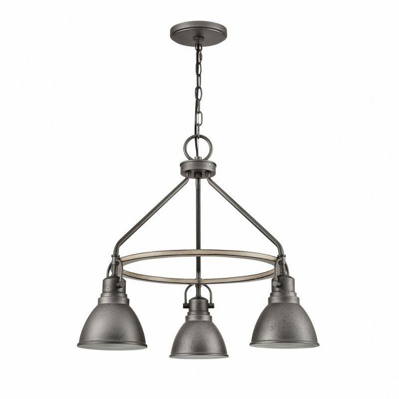 Elk Home North Shore 3 - Light Chandelier in  Iron