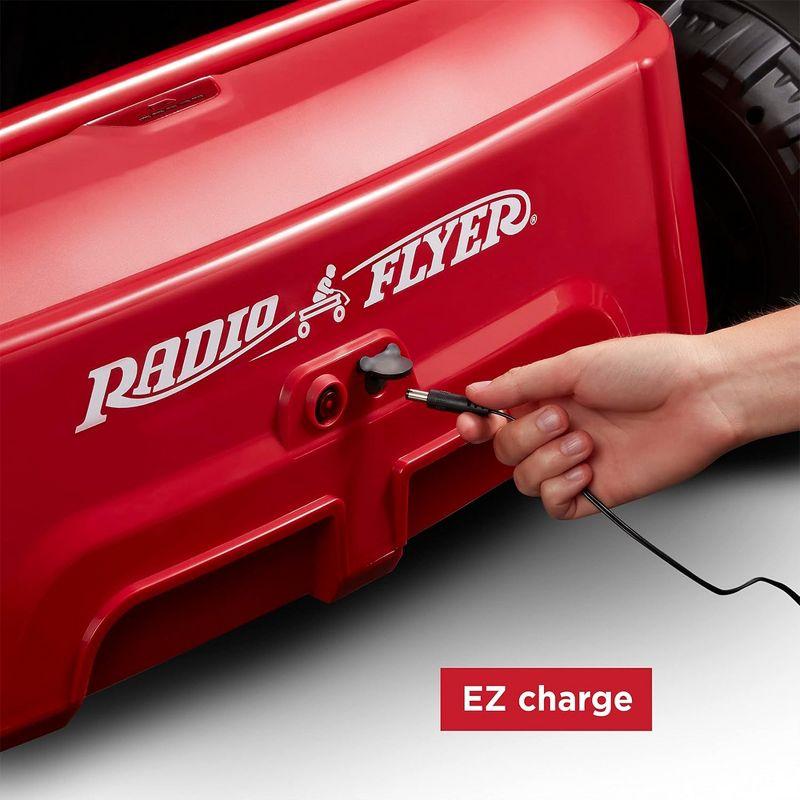 Radio Flyer Ultimate 24 Volt Electric Go-Kart with 2 Seats, Adjustable Seat, Rubber Wheels, and Speeds up to 8 MPH, for Kids Ages 3-8, Red