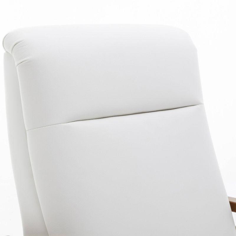 Comfort Pointe Solaris Press-Back Recliner Milky White