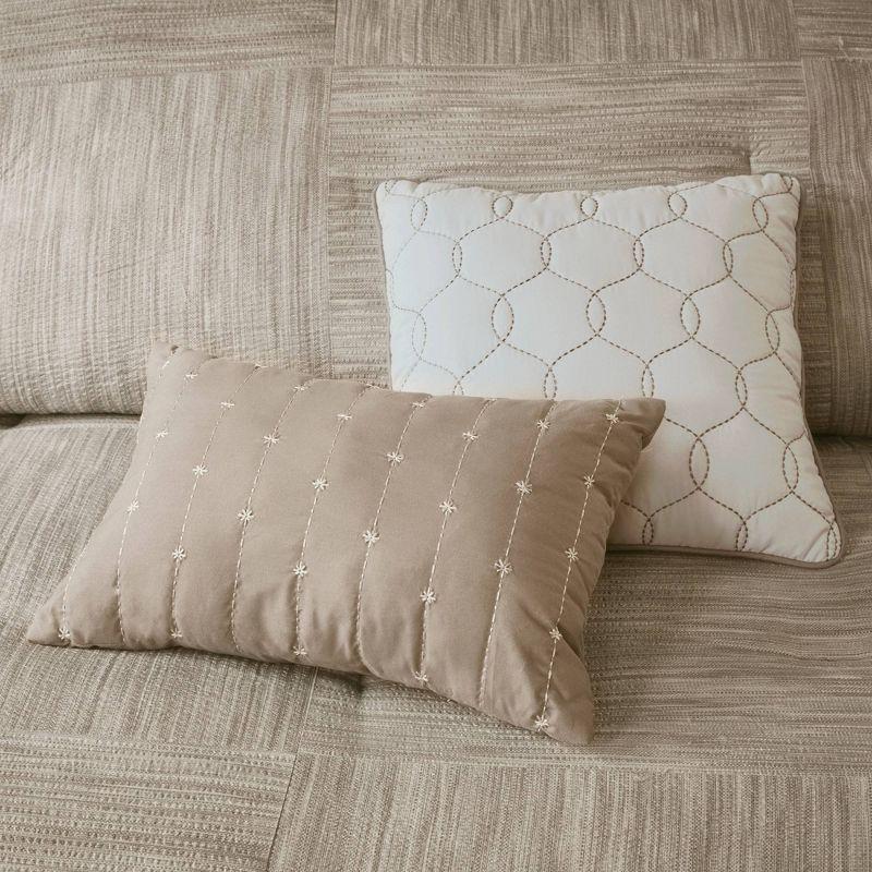 Madison Park Walter 7 Piece Printed Weave Seersucker Comforter Set