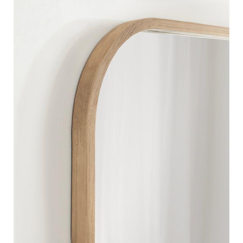 Kate & Laurel All Things Decor 36"x28" Occonor Modern Wooden Arched Mirror