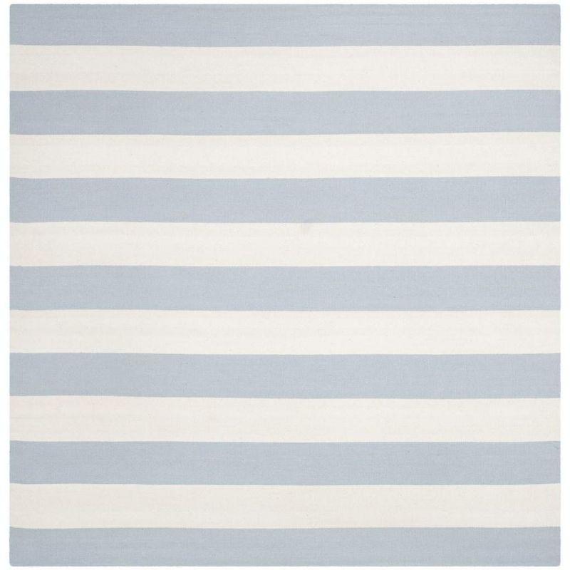 Montauk MTK712 Hand Woven Indoor Area Rug - Sky Blue/Ivory - 6'x6' - Safavieh.