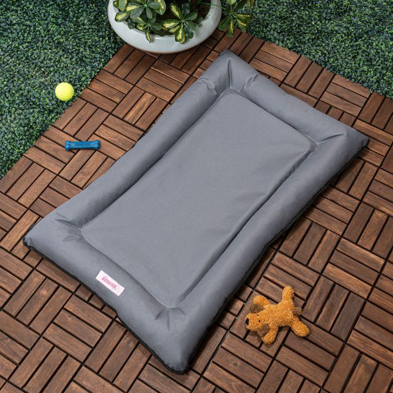 Archie Traditional Oxford Waterproof Indoor/Outdoor Hand-Washable Memory Foam Camping Pet Bed
