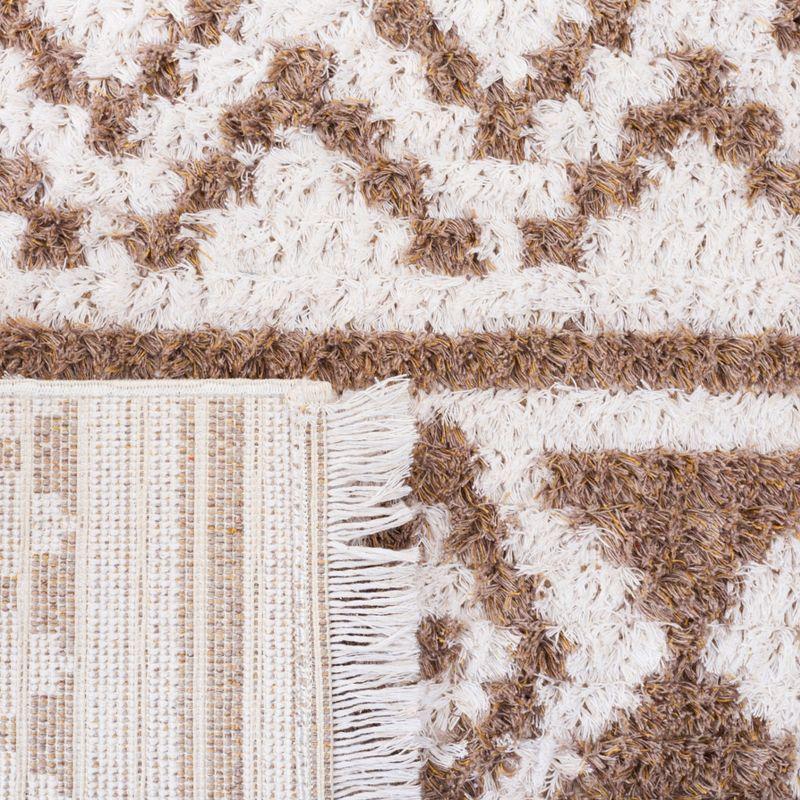 Augustine AGT849 Machine Made Indoor Area Rug - Taupe/Ivory - 6'-4"x9'-6" - Safavieh