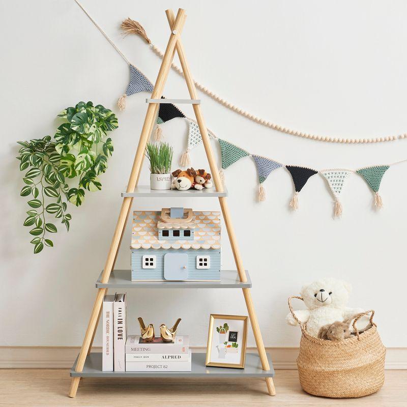 Teamson Kids Olivia's Little World Quaint Portable Doll Cottage + Accessories for 3.5" Dolls