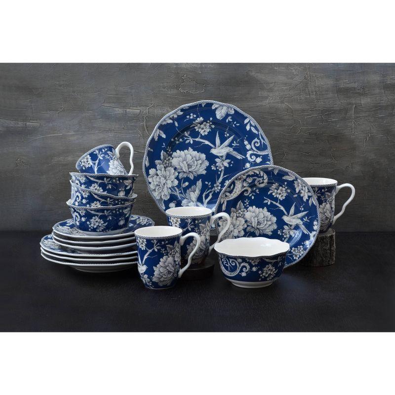 Adelaide Porcelain Dinnerware Set 16 Pc Round