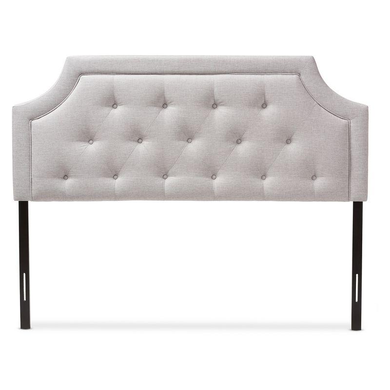 Mars Modern And Contemporary Fabric Headboard Gray - Baxton Studio