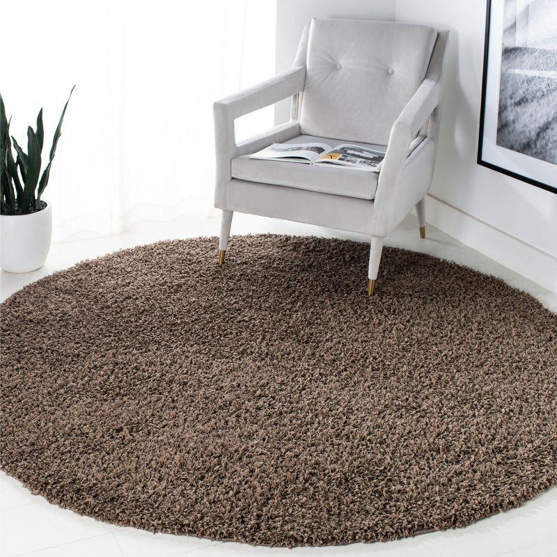 Athens Shag SGAS119 Power Loomed Area Rug  - Safavieh