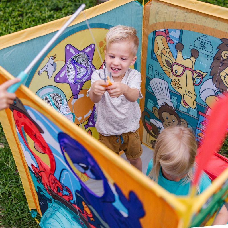 Melissa & Doug Fun at the Fair! Game Center Play Tent - 4 Sides of Activities