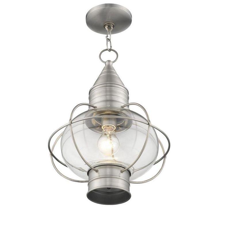 Livex Lighting Newburyport 1 - Light Pendant in  Brushed Nickel