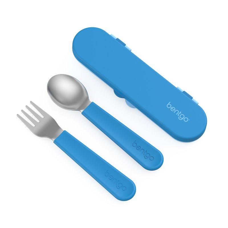 Bentgo Kids' Stainless Steel Utensil - Blue