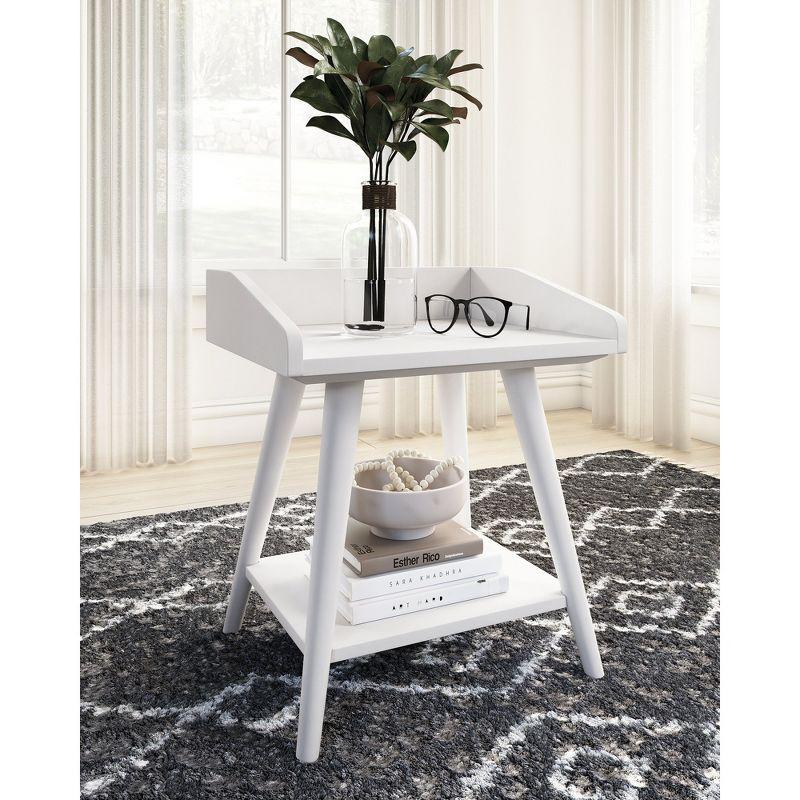 Signature Design by Ashley Casual Blariden Accent Table  White