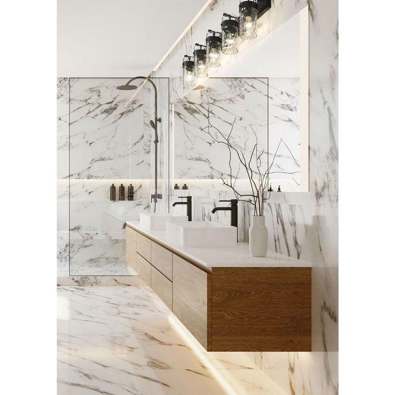 Z-Lite Fontaine 5 - Light Vanity in  Matte Black