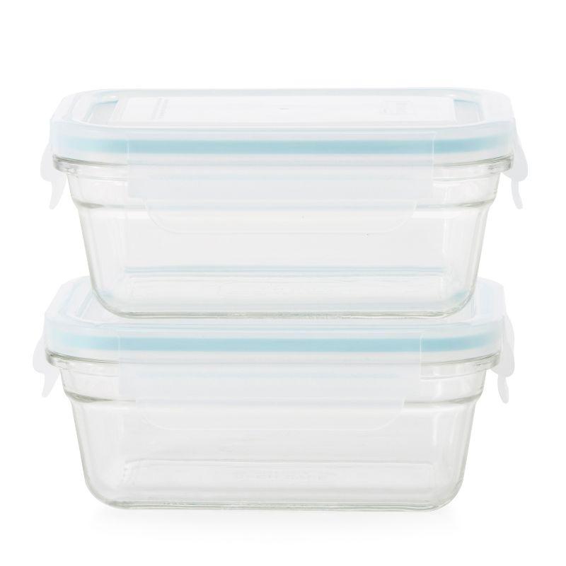 Glasslock Glasslock Oven and Microwave Safe Glass Food Storage Containers 14 Piece Set