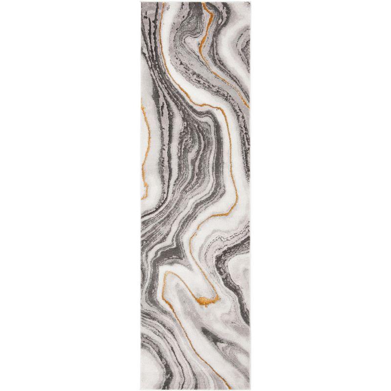 Craft CFT819 Loomed Indoor Runner Rug - Grey/Gold - 2'3"x20' - Safavieh