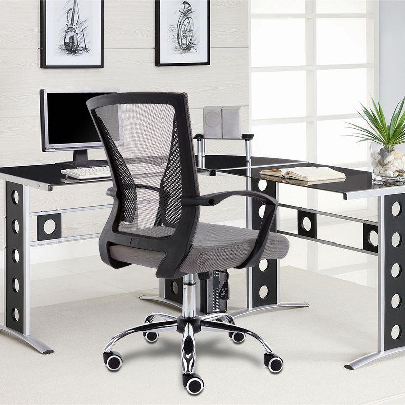 Modern Home Zuna Mid-Back Office Chair - Black/Gray