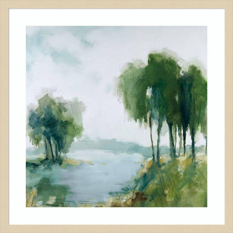 Amanti Art Summer Colors by Jacqueline Ellens Wood Framed Wall Art Print