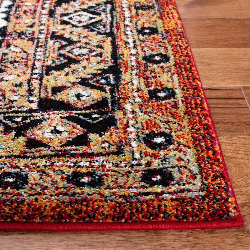 Vintage Hamadan VTH252 Power Loomed Area Rug - Rust/Gold - 5'3"x7'6" - Safavieh.