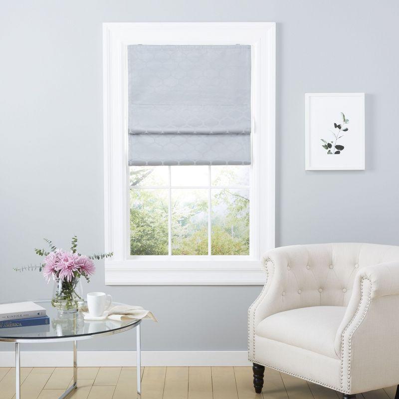 Amalgamated Textiles Montague Trellis Blackout Roman Shade