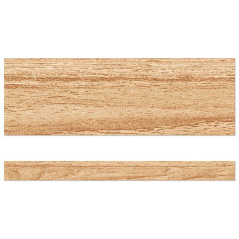 Carson Dellosa Education Grow Together Light Wood Grain Straight Borders, 36 Feet Per Pack, 6 Packs