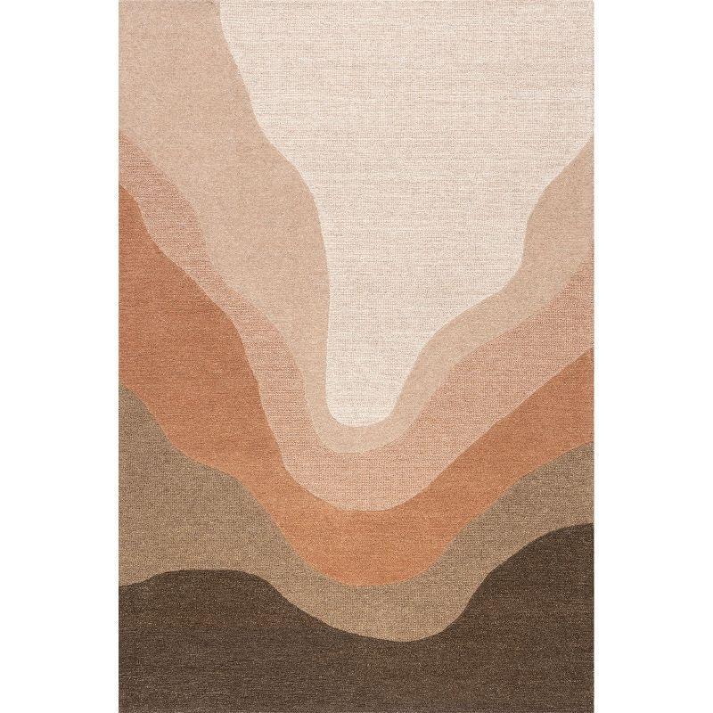 Sagarmatha Multicolor Hand-Tufted Wool Area Rug