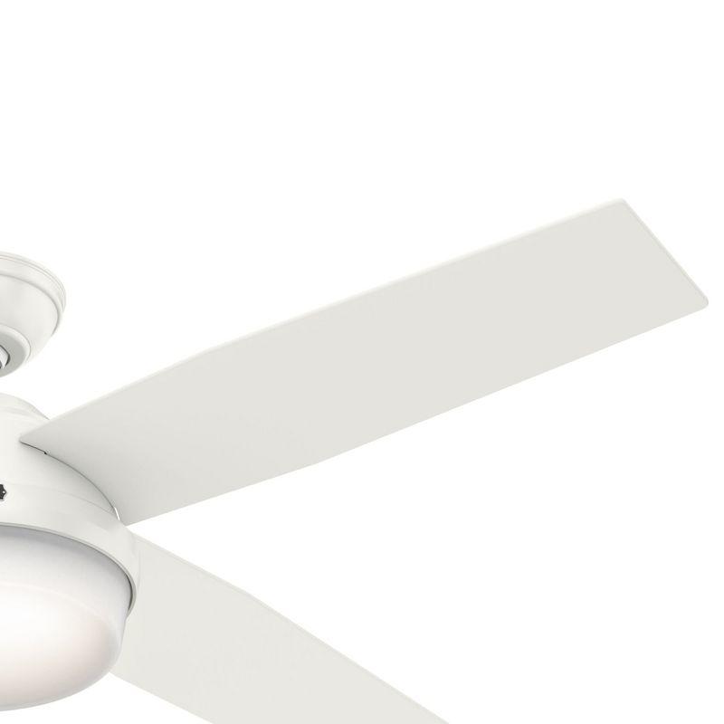 52" Dempsey 4 - Blade LED Standard Ceiling Fan with Remote Control and Light Kit Included