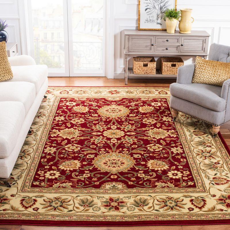 Lyndhurst LNH212 Power Loomed Area Rug - Red/Ivory - 8'x10' - Safavieh