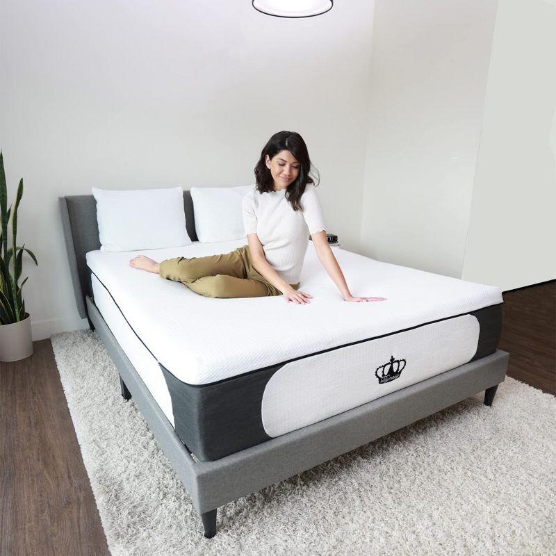 Dynasty Mattress 14.5 Inch CoolBreeze Plush Gel Memory Foam Mattress