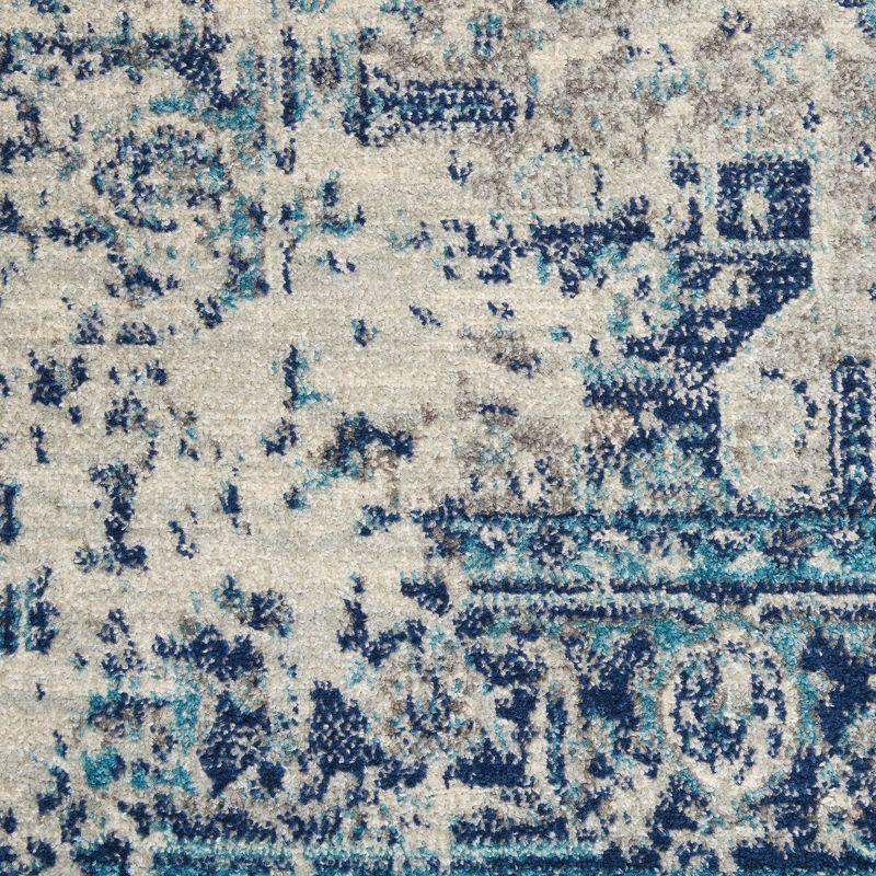 Nourison Tranquil Persian Indoor Rug Ivory Light Blue 5'3" x 7'3"
