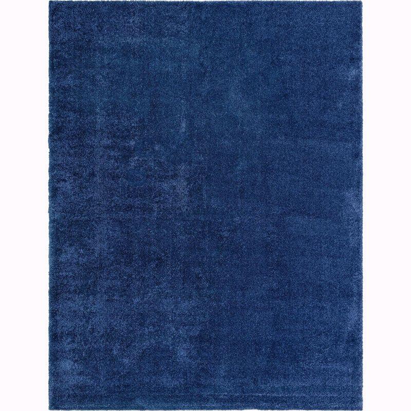 Unique Loom 10' 0 x 13' 0 Solo Calabasas Navy Blue Area Rug