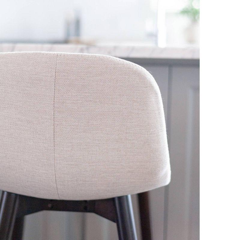 East at Main Keaton Counter Height Barstool Beige