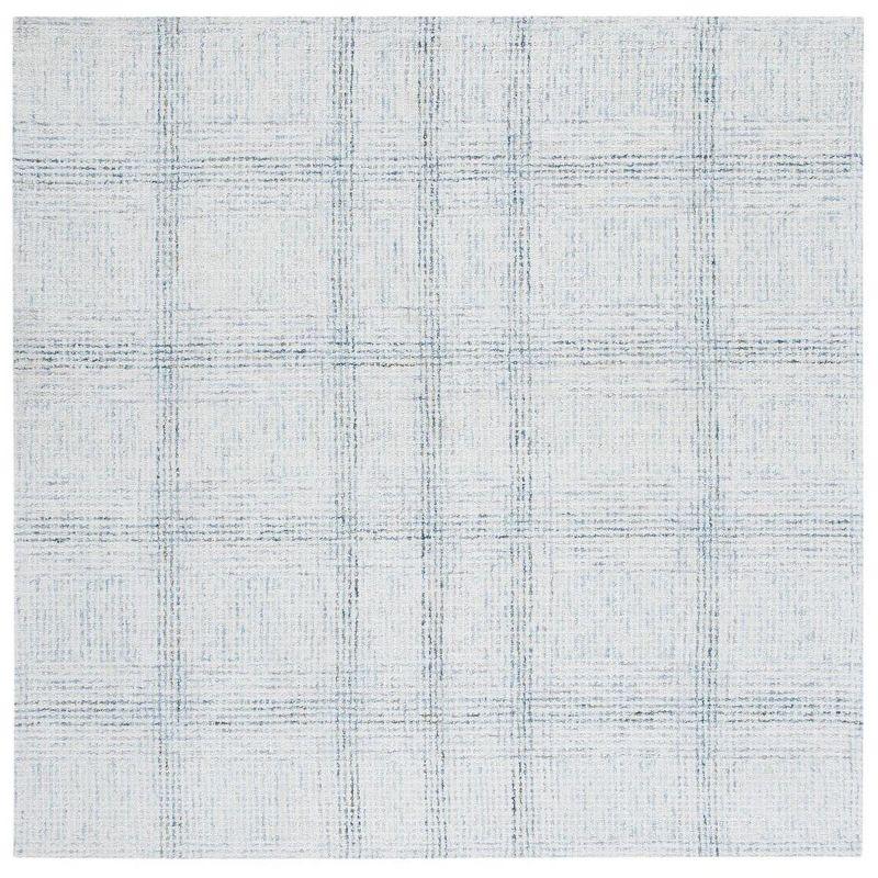 Abstract ABT657 Handmade Indoor Area Rug - Ivory/Gold - 6'x6' - Safavieh