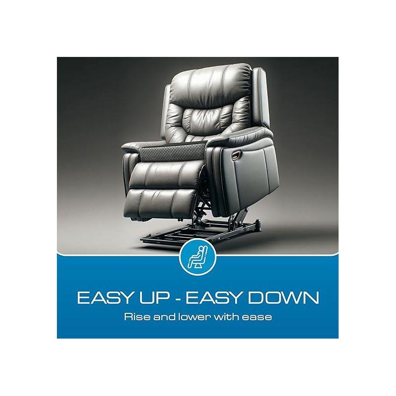 K?lbs Extra Large Recliner Cushion | Chic 2 Tone Velvet Cover | Memory Foam Seat Cushion 5 inch Thick 20" x 20" Extra Large Chair Cushion