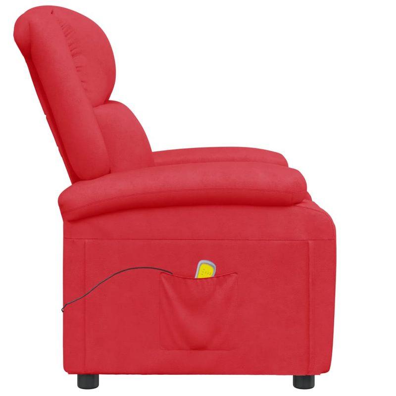 VidaXL Massage Chair Red Faux Leather