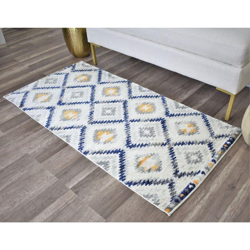 Rugs America Soleil BR30A Kilim Gold ivory Area Rug for Dining Room Rug Neutral Rug Living Room Rug Kitchen, 5'3"x7'