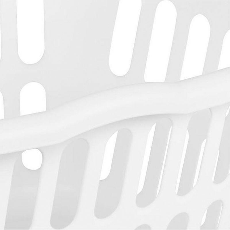 Sterilite Sterilite 1.5 Bu Rectangular Laundry Basket, Classic Design to Carry Clothes to Laundry Room (Set of 12)
