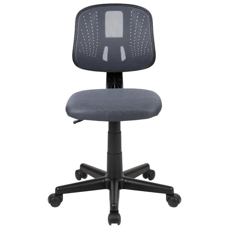 Flash Furniture Flash Fundamentals Mid-Back Mesh Swivel Task Office Chair with Pivot Back