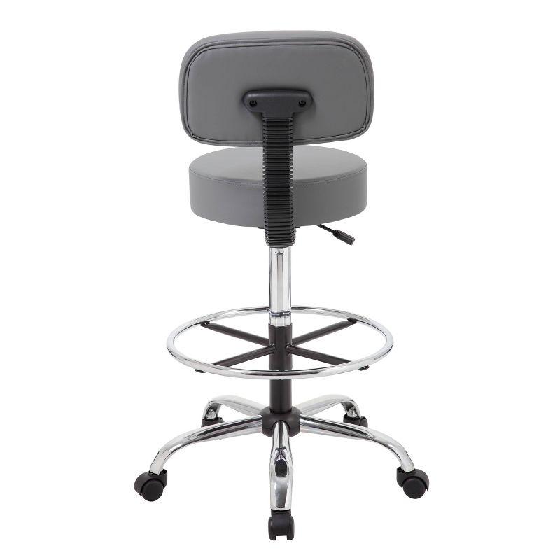 Boss Office Products Vinyl Drafting Chair