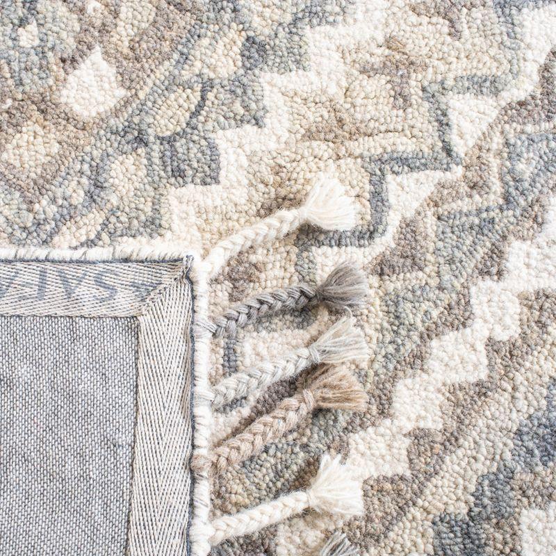 Aspen APN250 Hand Tufted Area Rug - Taupe/Ivory - 8' X 10' - Safavieh.