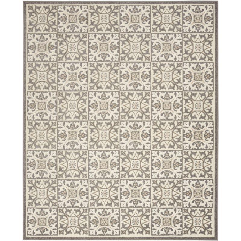 Nourison Aloha Modern Mosaic Outdoor Rug